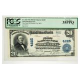 Currency $20 1902 PB Charter PCGS 35PPQ