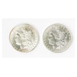 Coin (2) Morgan Silver Dollars 1897-S & 1898
