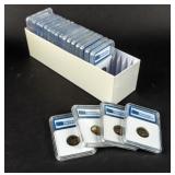 Coin (20) Graded Jefferson Nickels IGS Unc & Pr