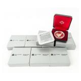 Coin (10) 1986 Canadian .500 Silver Railroad Pr.