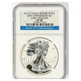 Coin 2011  American Silver Eagle NGC PF70 Rev. Pf