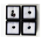 Lot of 6 Blue Nile Black Opal Gemstones