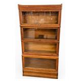 Vintage Oak Barrister Bookcase