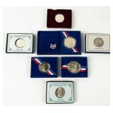 Coin (7) Assorted Proof & Unc. Commemoratives