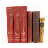 Lot of 6 Historical Vintage Books