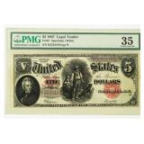Currency 1907 $5 United States Note  PMG 35