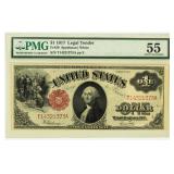 Currency 1917 $1 Legal Tender PMG 55 FR#39