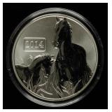 Coin 2014 Year of the Horse .999 Fine Silver