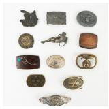 (12) Vintage Belt Buckle