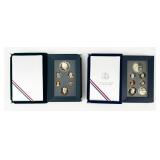 Coin (2) Prestige Proof Sets 1990 & 1993