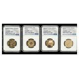 Coin (4) American Innovation Dollars NGC PR70