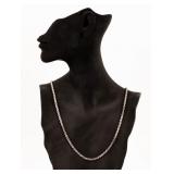 Jewelry Sterling Silver Rope Chain Necklace
