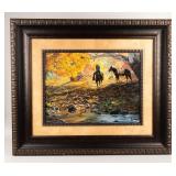 Artwork 'A Road Less Traveled' Signed Print T. Cox