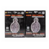 2 Ruger 10/22 110 Round Rotary Magazines