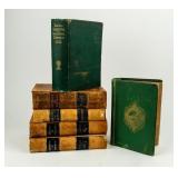 Lot of 5 Antique Historical Books