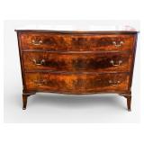 Vintage Mahogany Serpentine Chest of Drawers