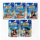 Lot of 5 Figures NIB  Star Wars Saga Series