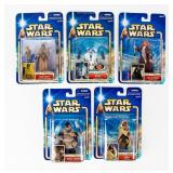 Lot of 5 Figures NIB  Star Wars Saga Series