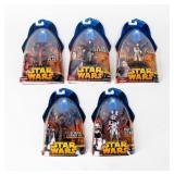 Lot of 5 figures NIB  SW Revenge of Sith