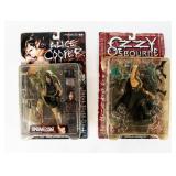 Lot of 2 Figures NIB  Ozzy Osbourne, Alice Cooper