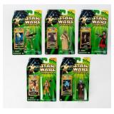 Lot of 5 Figures NIB  SW Power of Jedi Series