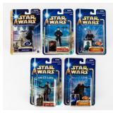 Lot of 5 Figures NIB  Star Wars Saga Series