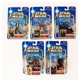 Lot of 5 Figures NIB  Star Wars Saga Series