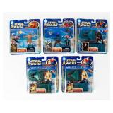 Lot of 5 SW Attack of the Clones Deluxe Figs NIB