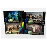 Lot of 4 SW Power of the Force Figure Sets NIB