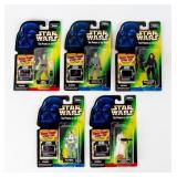 Lot of 5 figures NIB  SW Power of The Force