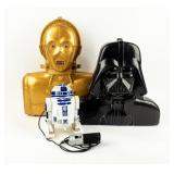 Vintage Lot of 3 SW Figure Cases and RC Toy