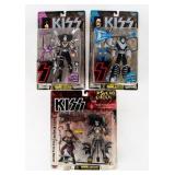 Lot of 3 Figures NIB  KISS