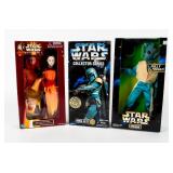 Set of 3 Star Wars 12" Figures NIB