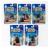Lot of 5 Figures NIB  Star Wars Saga Series