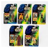 Lot of 5 figures NIB  SW Power of The Force