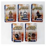 Lot of 5 Figures NIB  Clone Wars Series