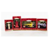 Lot Of 4 Christmas Tree Ornaments Star Wars 98-99