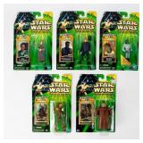 Lot of 5 Figures NIB  SW Power of Jedi Series