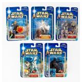 Lot of 5 Figures NIB  Star Wars Saga Series