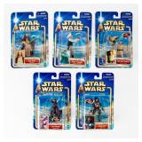 Lot of 5 Figures NIB  Star Wars Saga Series