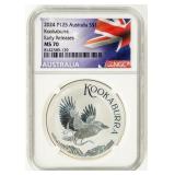 Coin 2024 Australia Kookaburra 1 Oz. NGC MS70