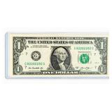 Currency 2013 Binary $1 Federal Reserve Note