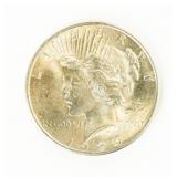 Coin 1925-P Peace Silver Dollar in Brilliant Unc.