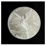 Coin 2014 Mexico 1 Onza .999 Fine Silver BU