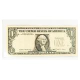Currency $1 Federal Reserve Note No Serial or Seal