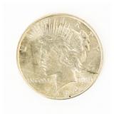Coin 1934-D Peace Silver Dollar in Brilliant Unc.