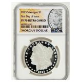 Coin 2023-S. Morgan Silver Dollar NGC PF70 UC