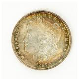 Coin 1887  Morgan Silver Dollar Brilliant Unc.