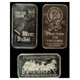 Coin (3) 1 Troy Oz .999 Fine Silver Rounds