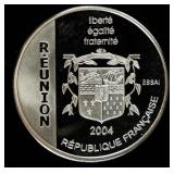 Coin 2004 Republic of France 1 1/2E .999 Silver